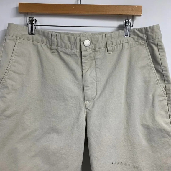 BONOBOS‎ Men's Stretch Washed Cotton Flat Front Chino 9-Inch Shorts Size 35 - Picture 4 of 13